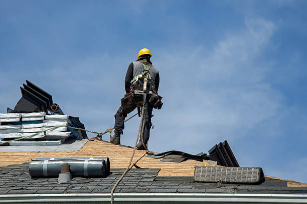 Professional Metal Roofing technician working in Michie, TN